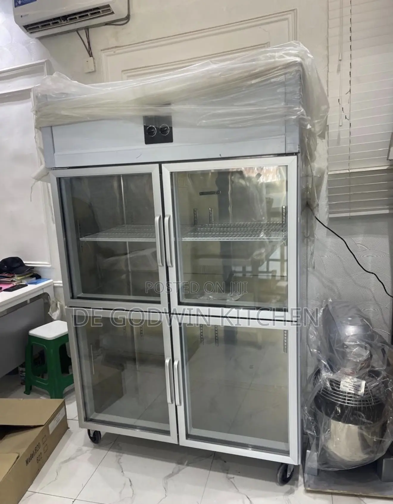 4 Doors Stainless Steel Display Chiller