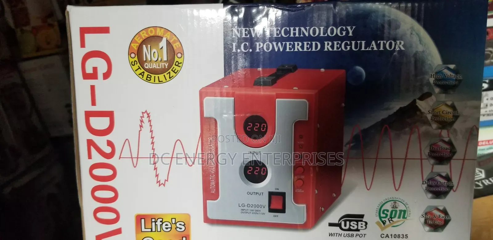 2000va Digital Lg Stabilizer