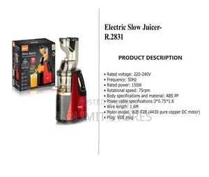 Raf Raf Multifunction Slow Juicer - 250w