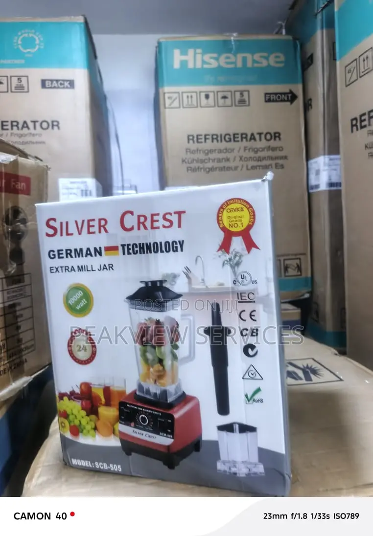 Silver Crest 3l Blender With Grinding Attachment