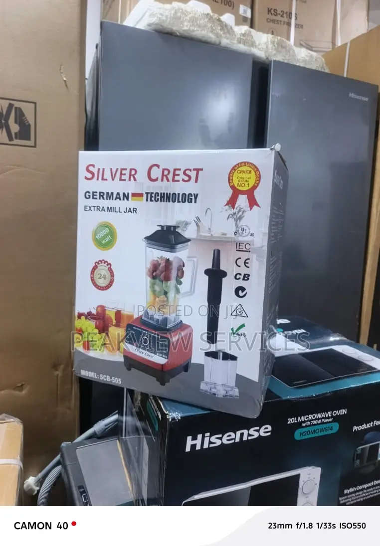 Silver Crest 3l Blender With Bonus Jar