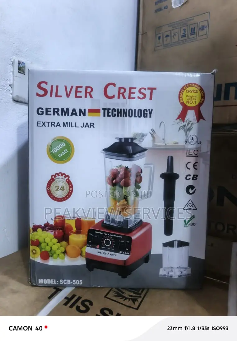 Silver Crest 3l Blender Dual Jar System