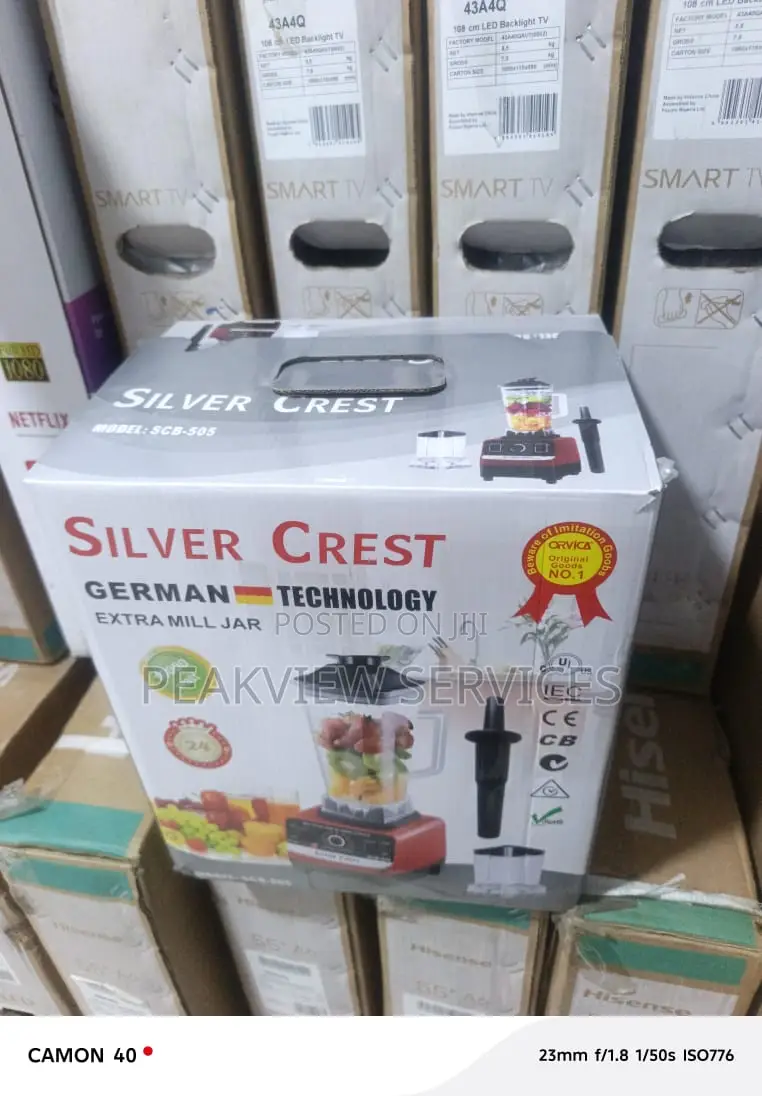 Silver Crest Blender 3l With Extra Grinding Cup