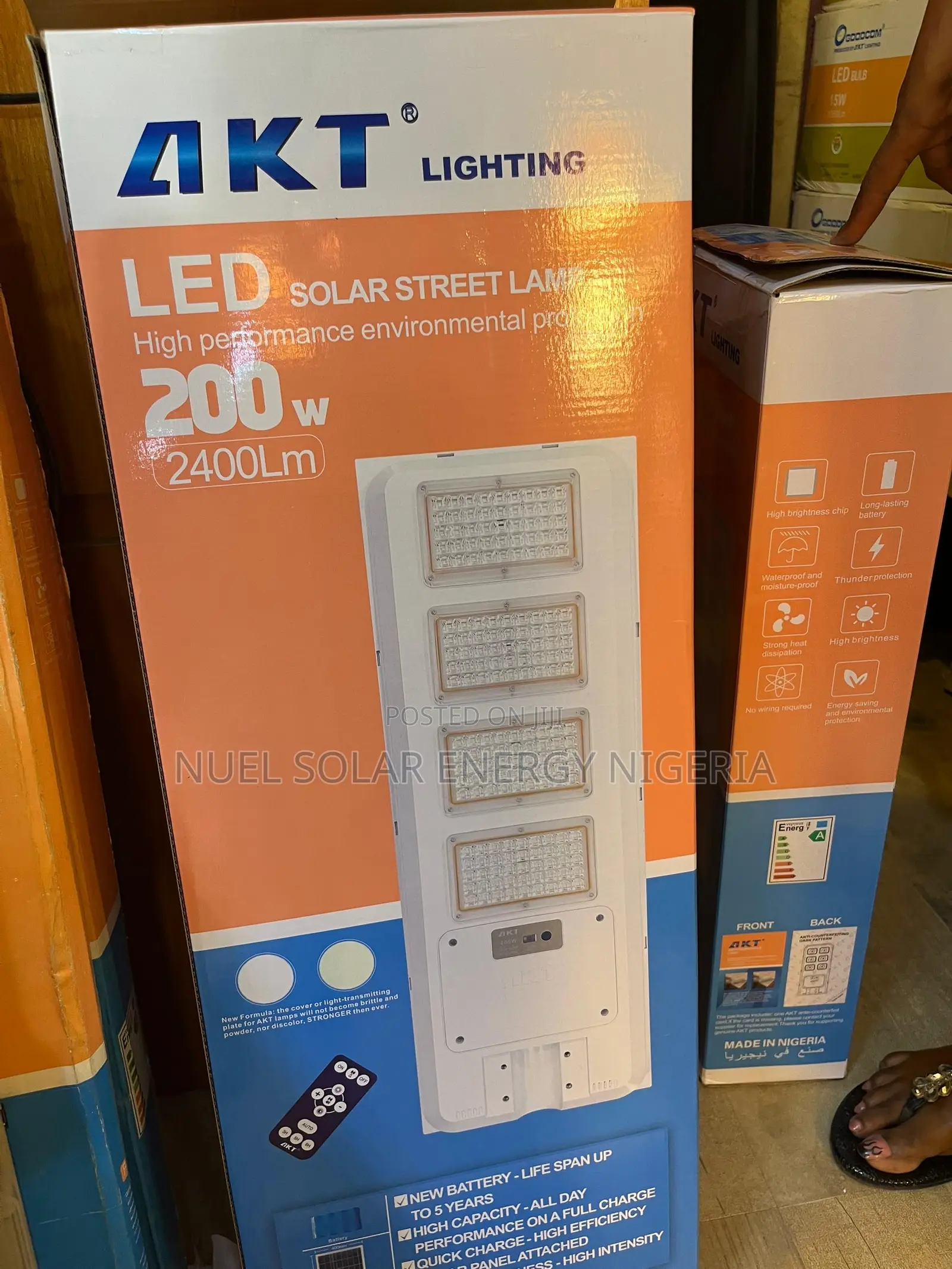 200w Akt Solar Street Lamp