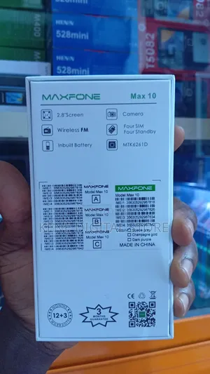 New Maxfone Max 20s 8 GB Black
