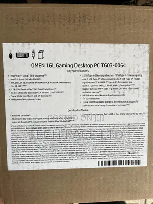 New Desktop Computer HP 16GB Intel Core Ultra 7 SSD 1T