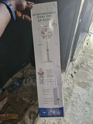 18inches Solar Rechargeable Fan Ersy Power