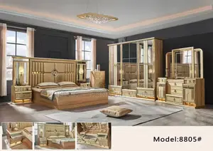 Imported 6by7 Turkey Contemporary Bed With Dressing Mirror