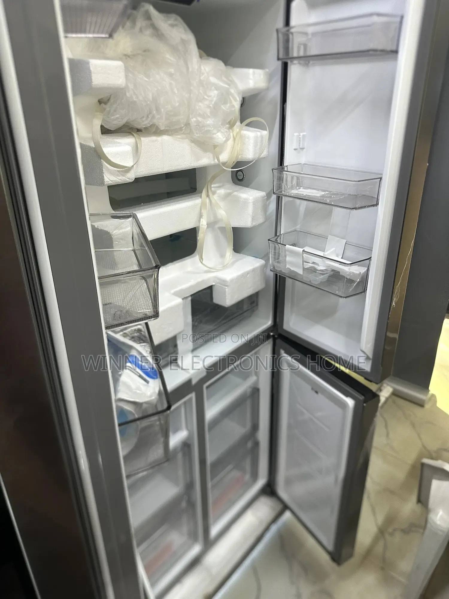 Midea 4doors Side by Side Refrigerator Bottom Freezer
