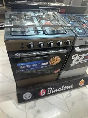 Midea 60 by 60 Standing 4 Burner Gas Cooker With Warranty