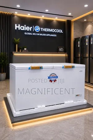 Haier Thermocool 719l Double Door Chest Freezer Super Fast Cooling,