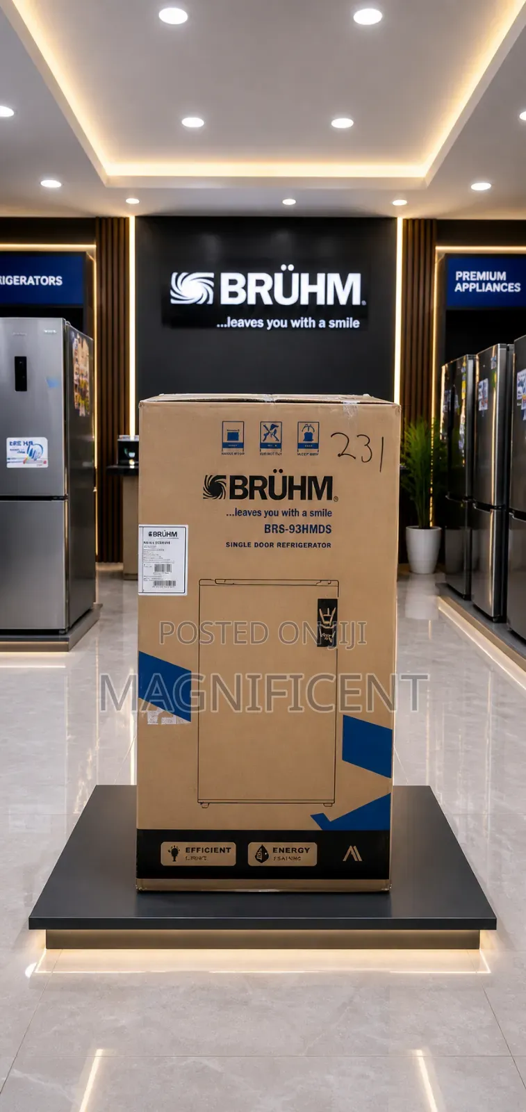 Bruhm 92 Litres Fridge – Fast Cooling Low Power Consumption