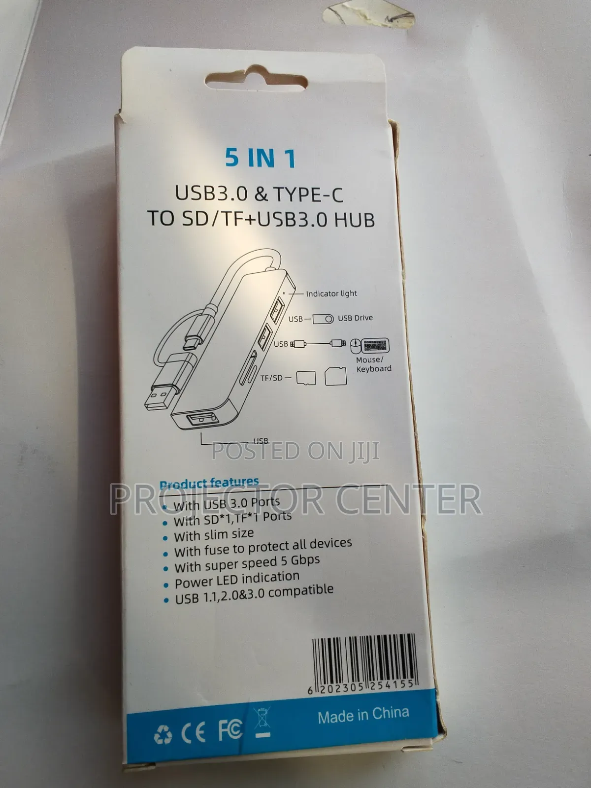 5 in 1 Usb 3.0 Type-C Adapter