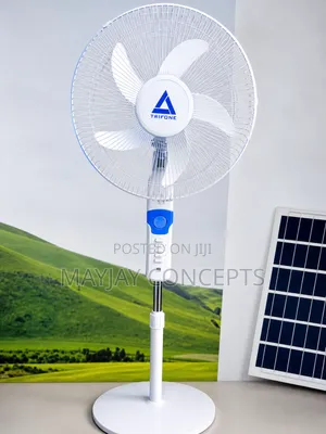 Trifone Tf-16b Solar Fan | 16” Rechargeable + Panel
