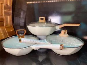 Konka Emerald Green Hexagonal Non-Stick Frying Pan With Glass Lid