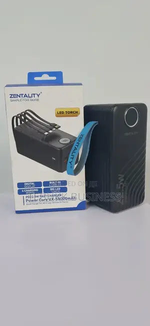 Zentality 50000mah. 22.5 Fast Charging Power Bank