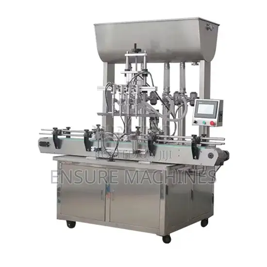 Paste Filling Machine - Automatic 4 Nozzle Paste Filling Machine
