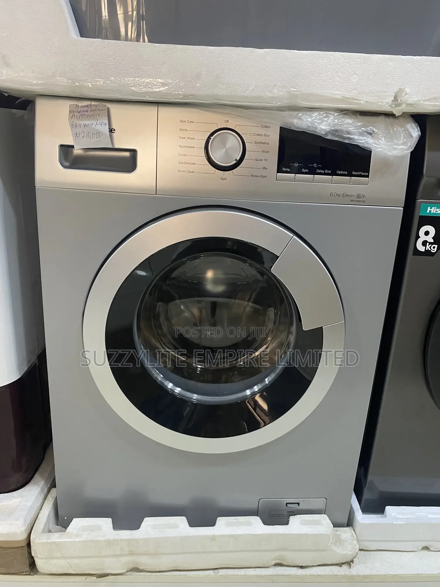 Hisense Front Loader 6kg Automatic Inverter Washing Machine