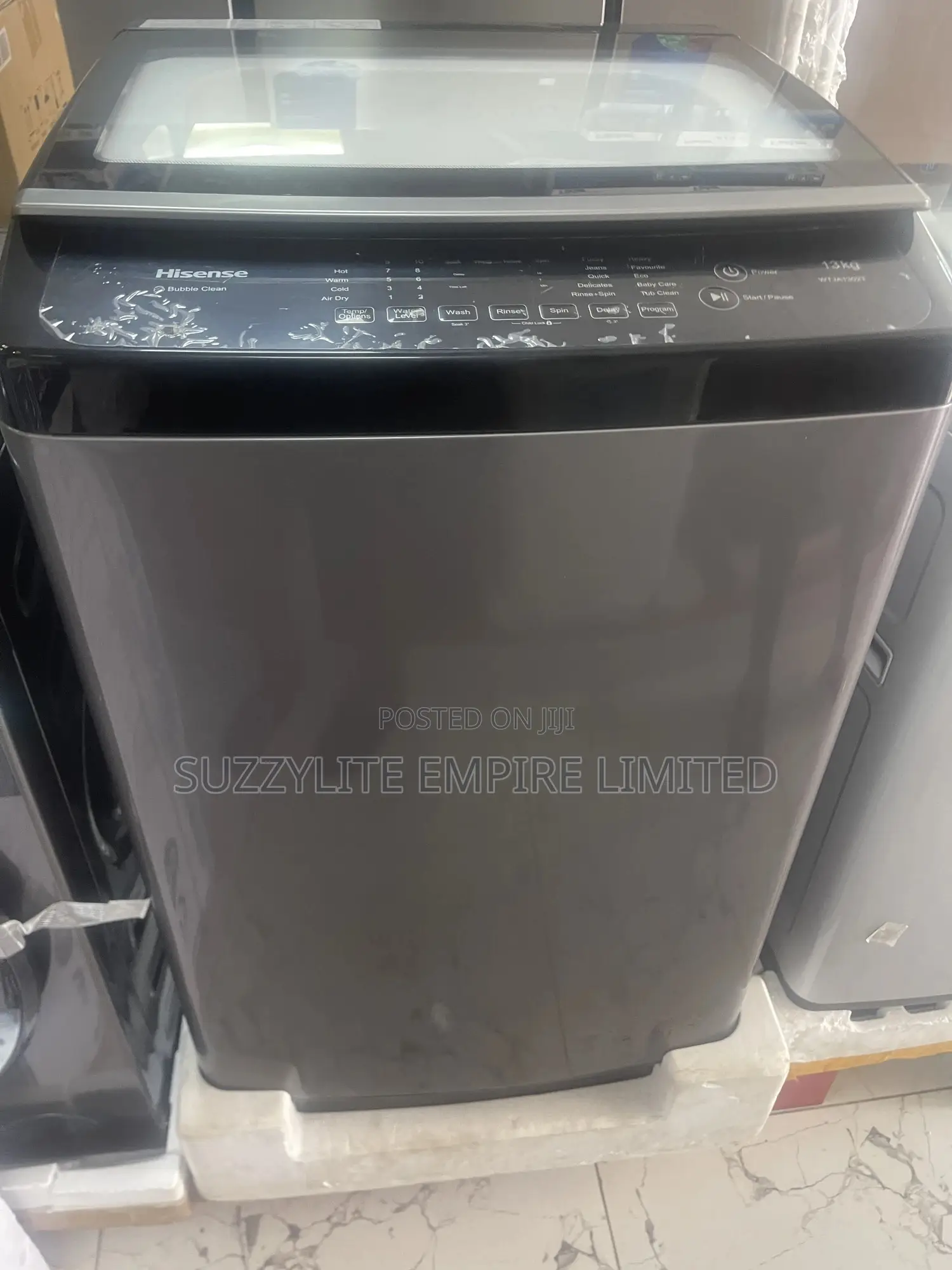 Hisense 13kg Top Loader Automatic Washing Machine