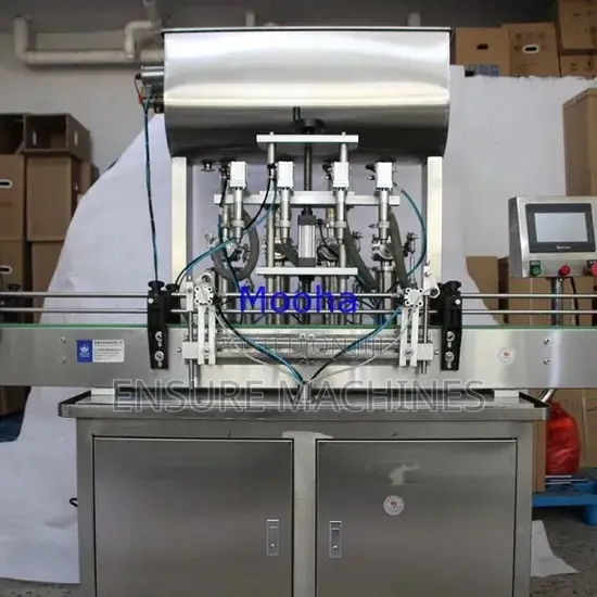 Paste Filling Machine - Automatic 4 Nozzle Paste Filling Machine