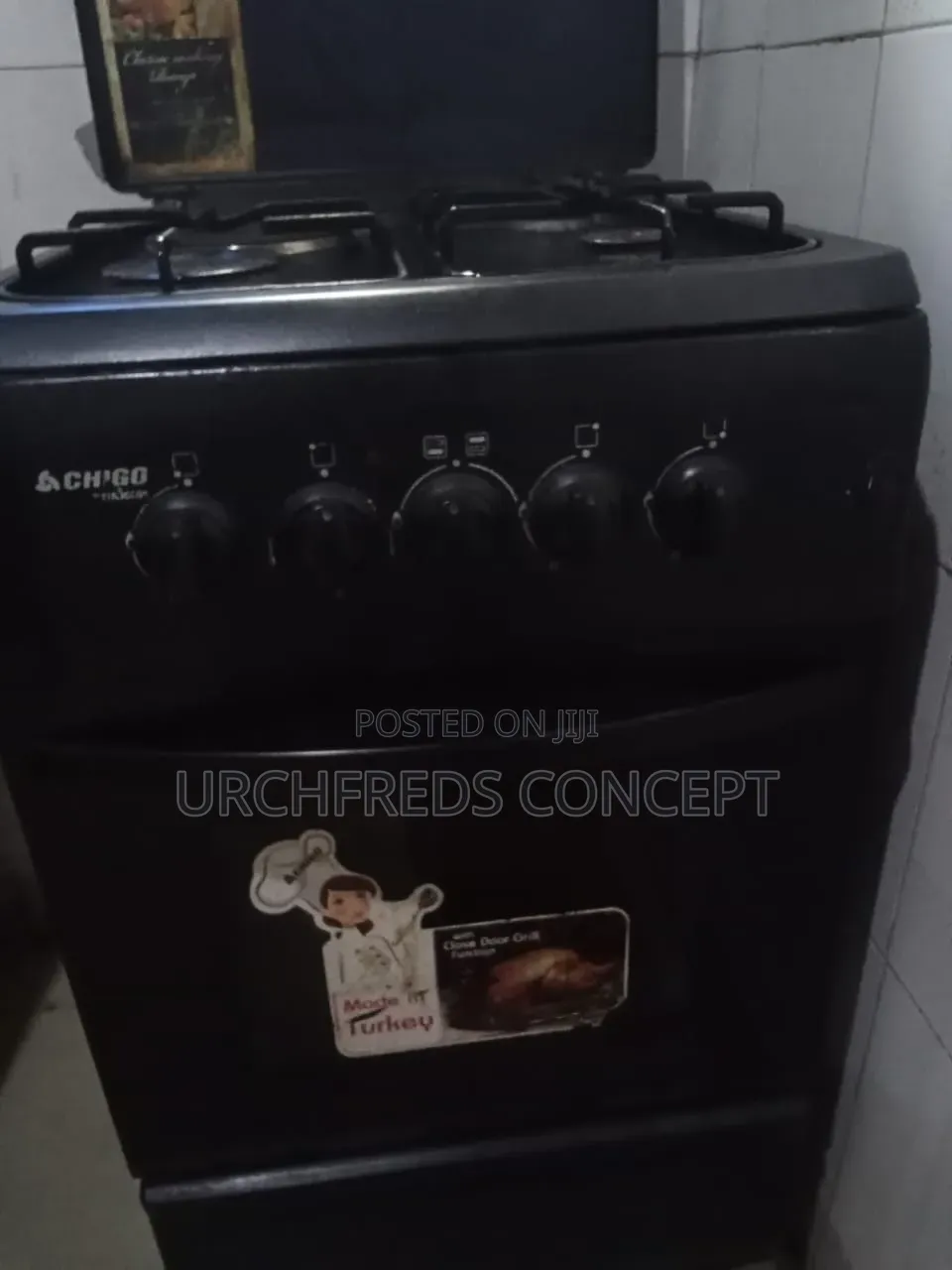 Standing Gas Burner With Oven