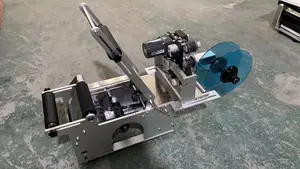 Round Bottle Labelling Machine With Date Coding