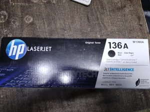 136a Black Cartridge Toner Genuine Hp