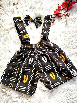 African Prints Romper and Suspender