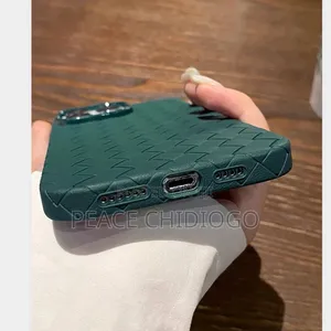 Luxury Woven Pattern Phone Case for iPhone 16 Pro Max