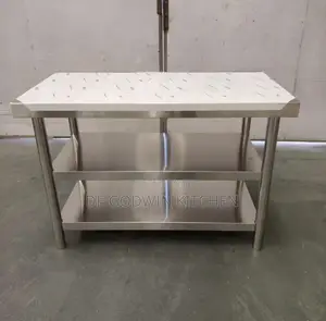 4ft 3layers Stainless Steel Table
