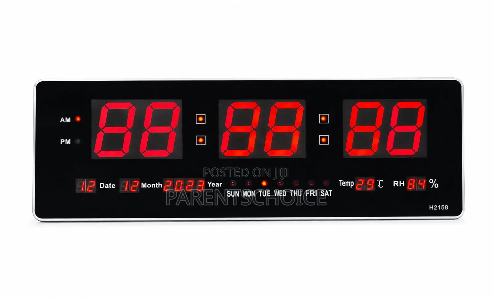 Led Digital Time With Temperature Humidity Display 1pc- Small / Big