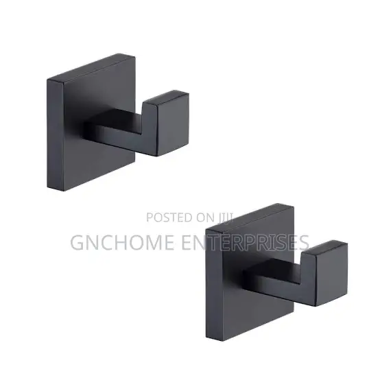 Coat Hook for Bathroom Black