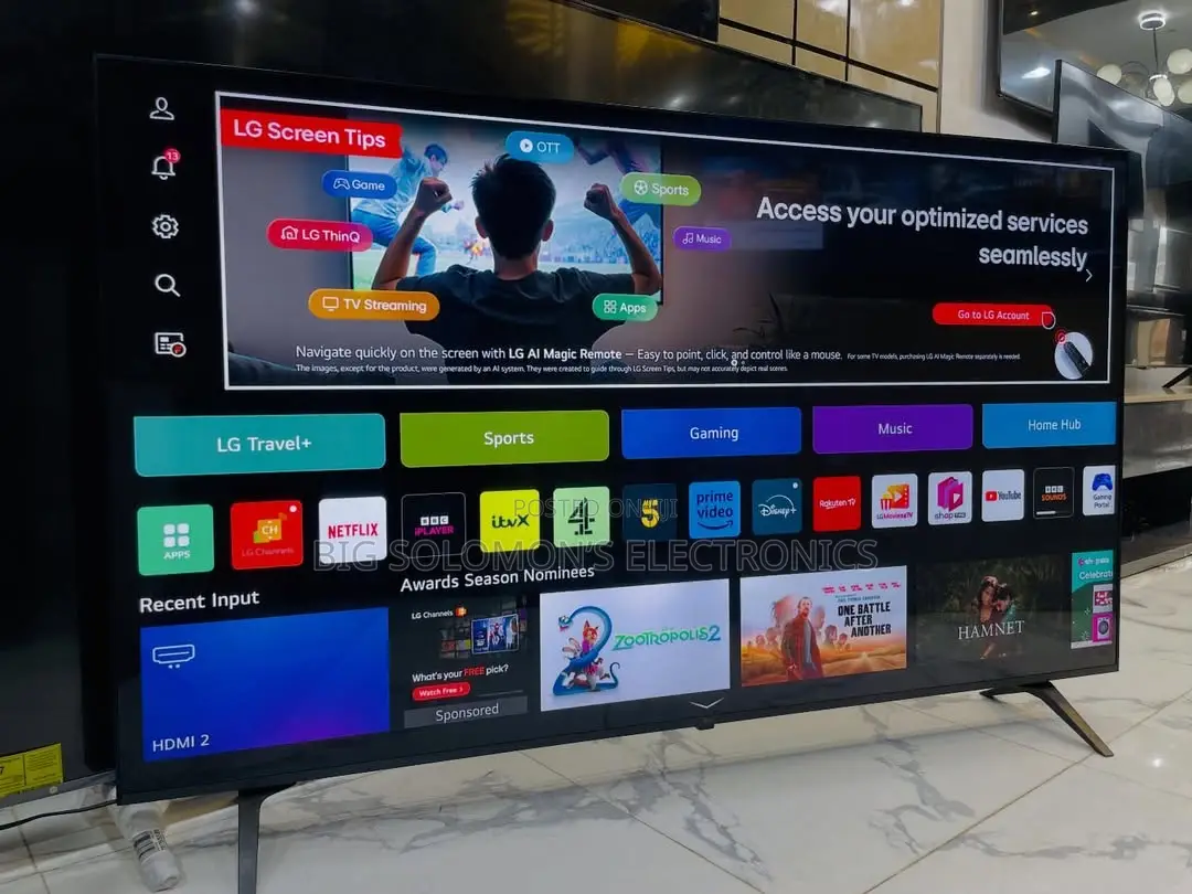 Lg 65" Frameless Uhd HDR Webos