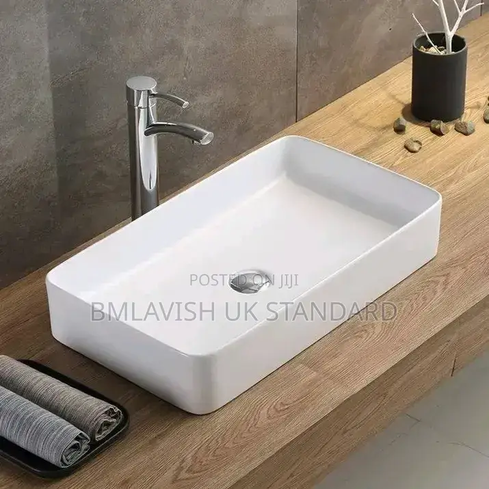 Rectangle Counter Top Wash Hand Basin