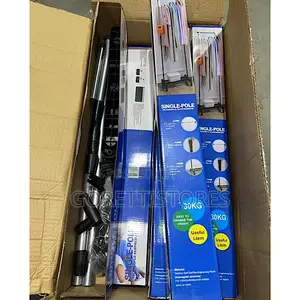 Single Pole Telescopic Clothes Rack