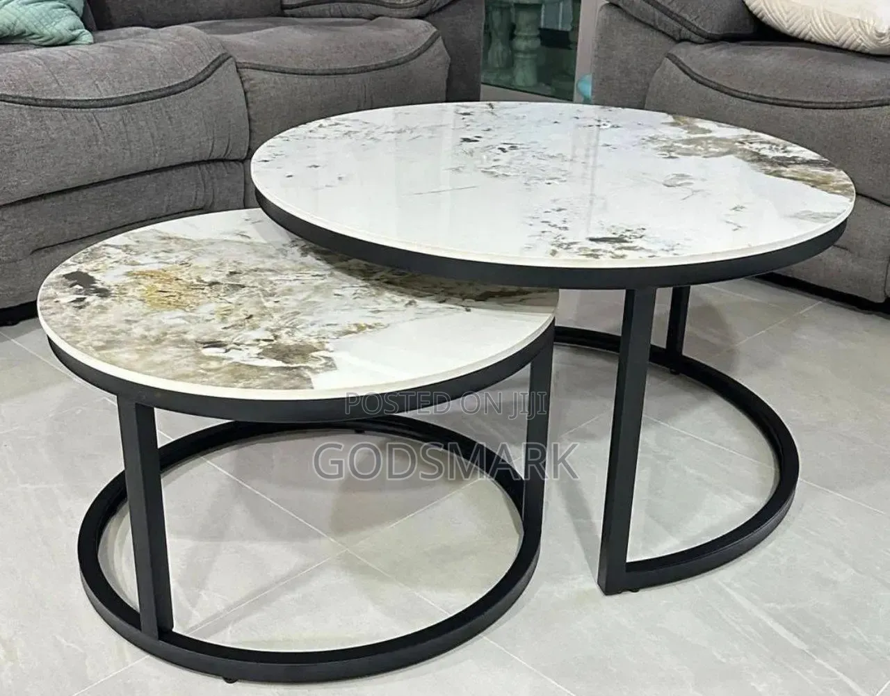 Marble Centre Table (2 in 1)