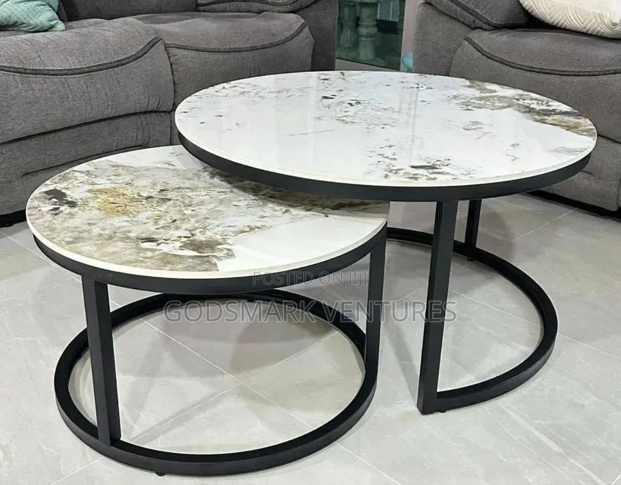 Marble Centre Table (2 in 1)