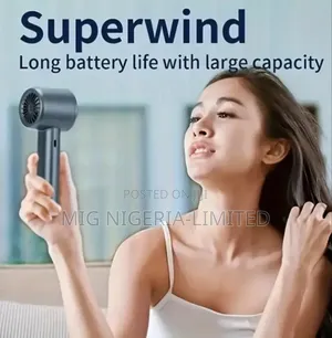 Digital Rechargeable Mini Hand Fan