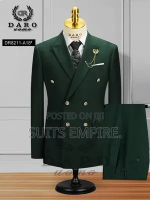 Daro Uomo Double-Breasted 2-Piece Suits