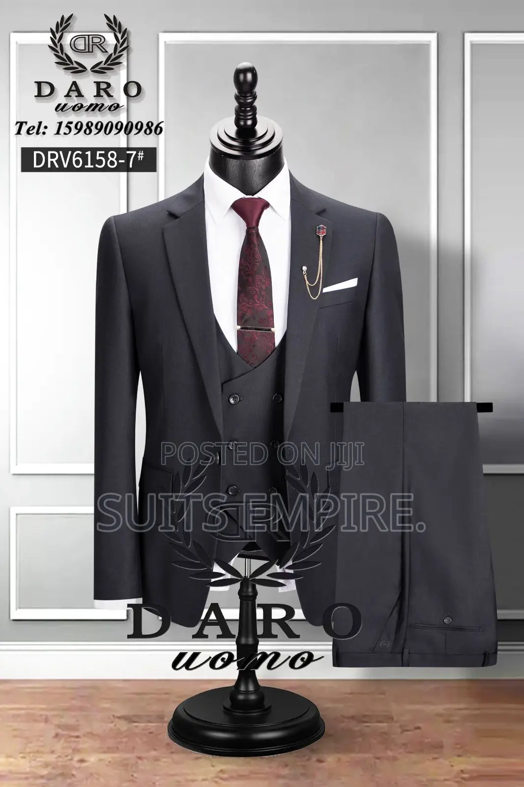Classic Slim-Fit 3-Piece Suits