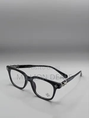 See Through Luxury Chrome Men's Glasses