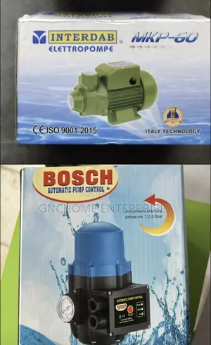 Pressure Pump With Booster Interdab 0.5hp Complete