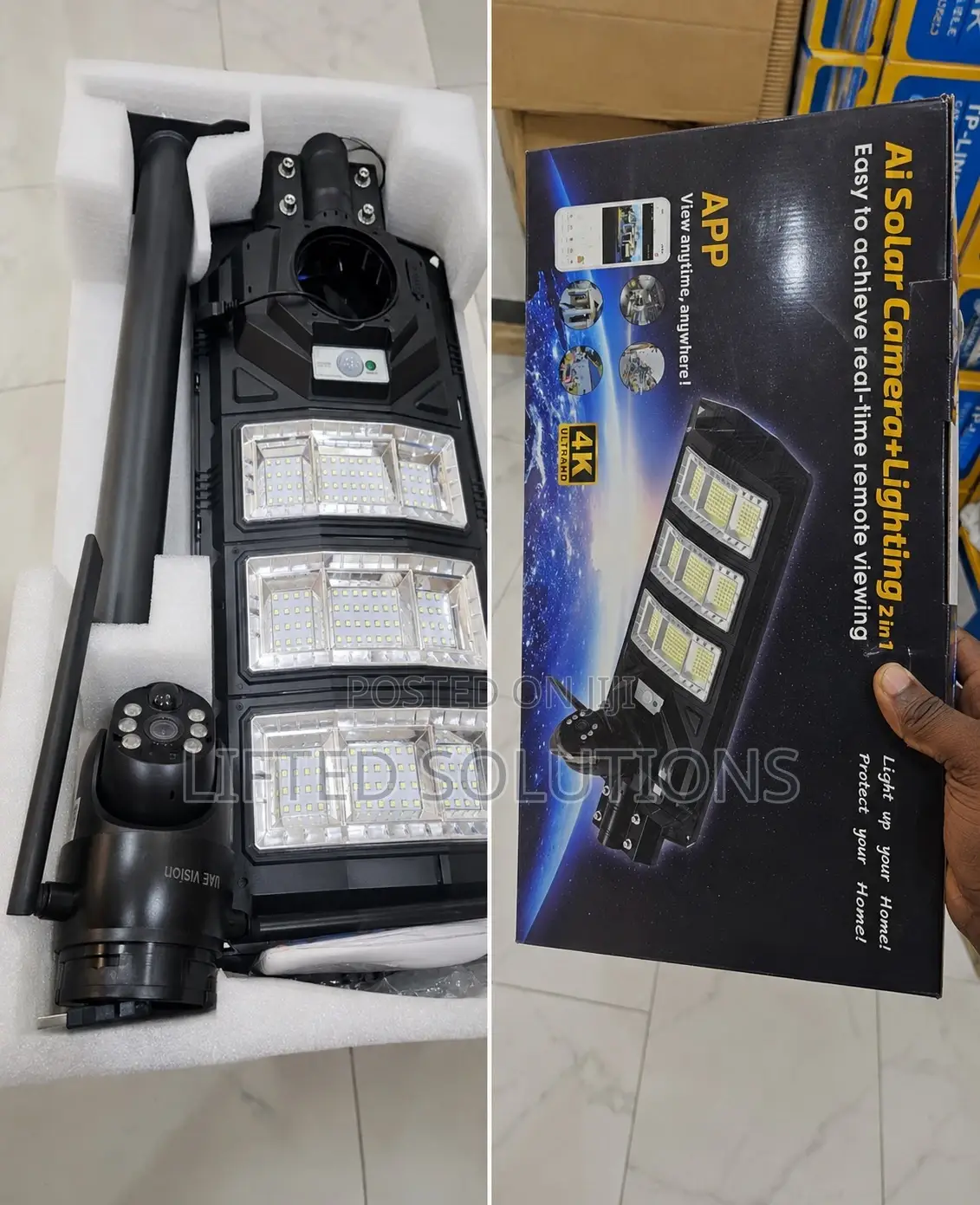 Single Lens All in One Solar Street Light With Camera