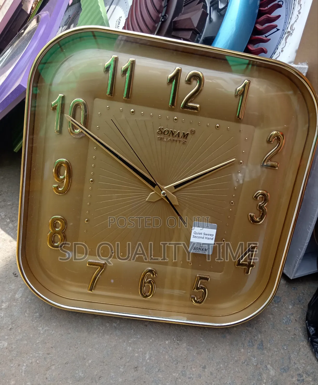 Sonam Silent-Sweep Wall Clock