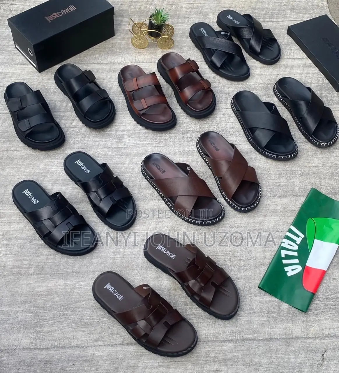 Nice Classic Designer Leather Slippers