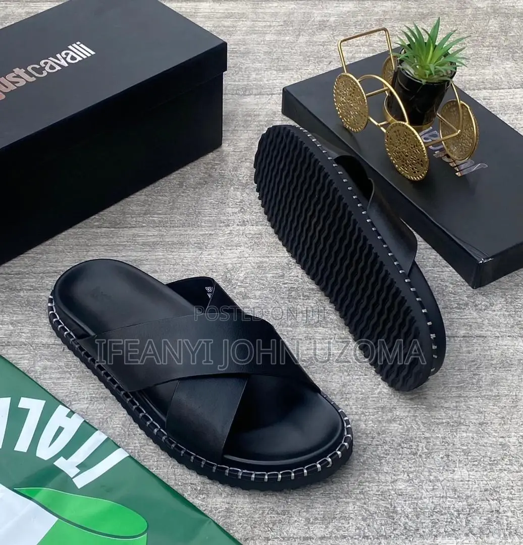 Nice Classic Designer Leather Slippers