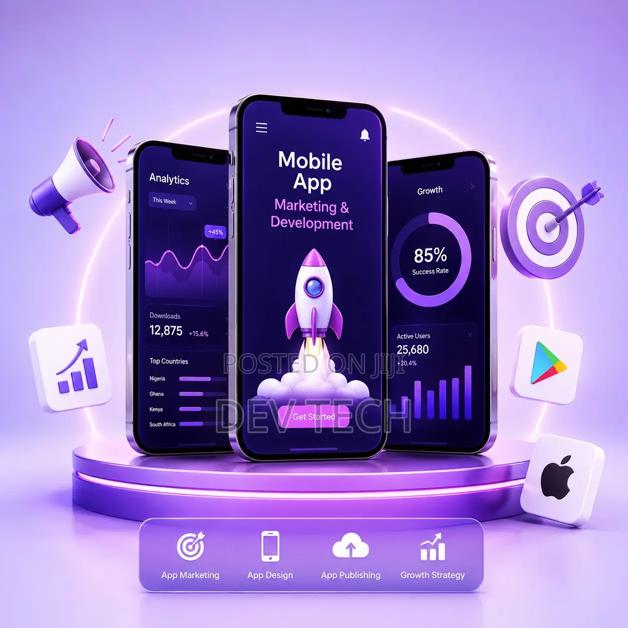 Mobile App Marketing Promotion | App Design Publishing Services