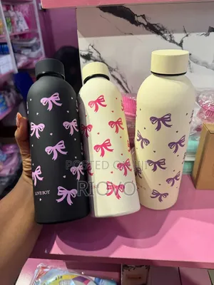 Love Boy 500ml Insulated Tumbler-bow Print Thermal Tumbler Hot & Cold
