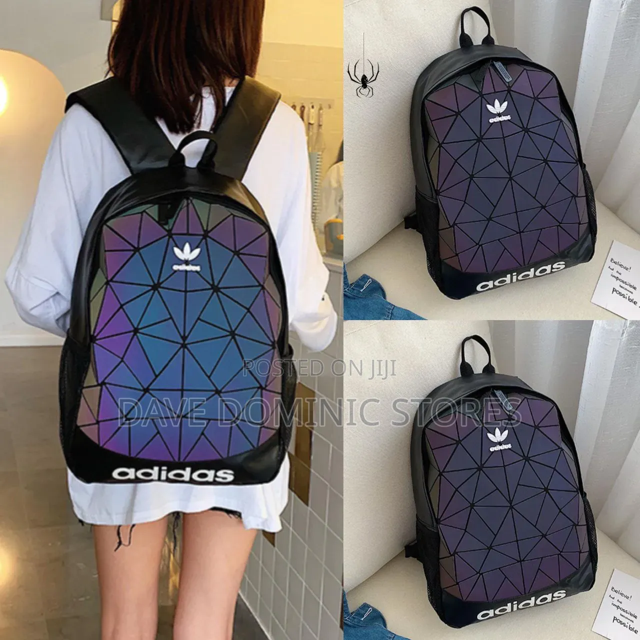 Original Quality Adidas Reflective Backpack