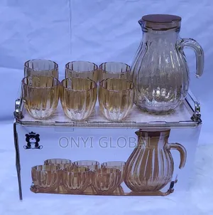 Water Pitcher With Cups